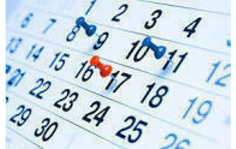 Calendriers de la phase 1